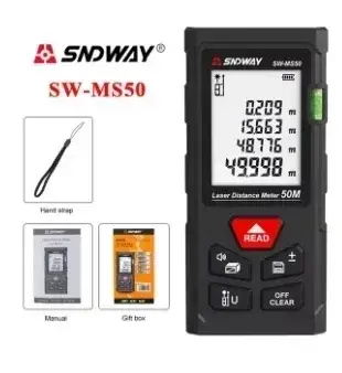 SNDWAY Télémètre laser professionnel, ruban à mesurer numérique, télémètre SW 50M 70M 100M - Choisis