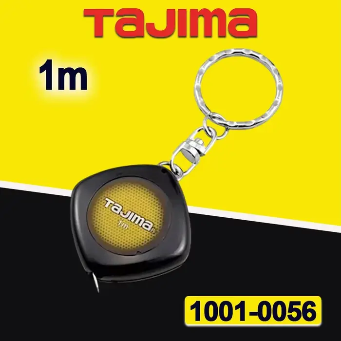 Mètre Ruban Mini Tajima 1/2/3M avec Anneau Porte-clés – Largeur 6mm, Accessoires Outils Manuels 1001