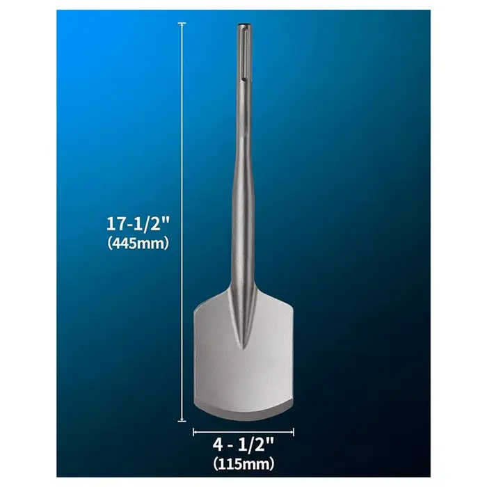 Pelle à argile SDS Max 4-1/2 pouces X 17