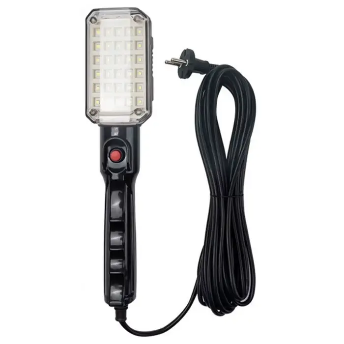 Lampe de travail LED portable avec aimant et prise filaire