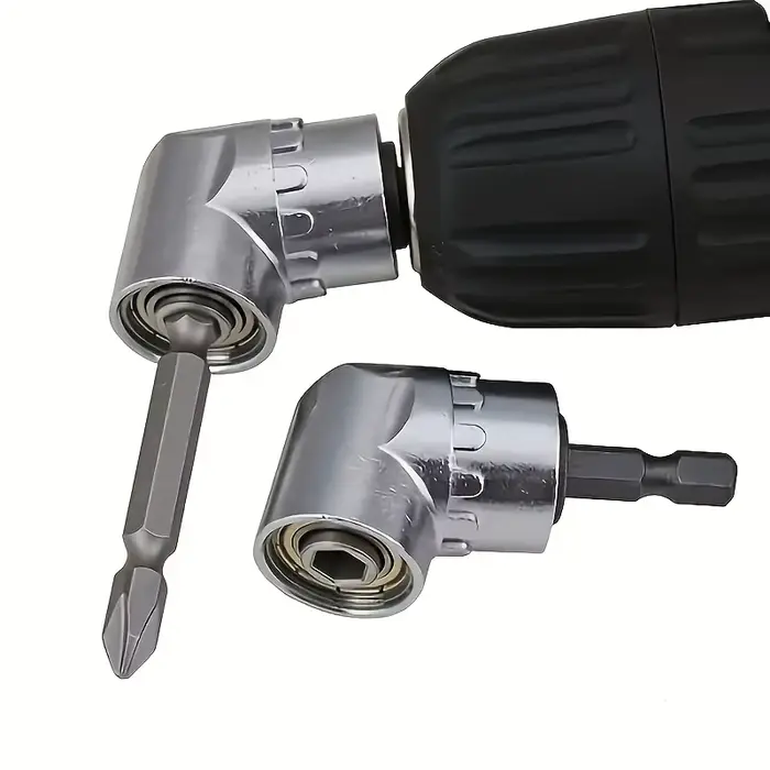 Acier au carbone robuste105 ° Tournevis/entraînement électrique coudé - Angle d'inclinaison réglable(90 ° -105 ° ) -