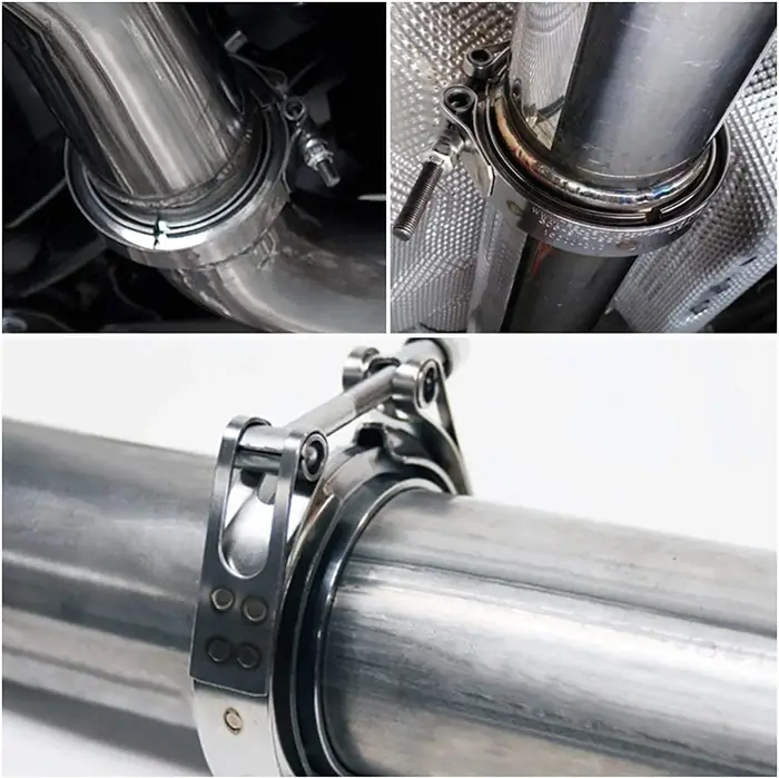 Pince à bande en V en acier inoxydable 304, 2 ", 2.25", 3 ", bande en V accédée, mâle, femelle, turb