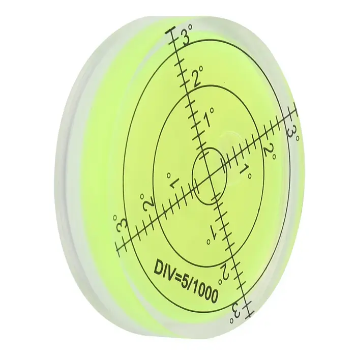 Bulle de petit niveau, outil de mesure de 60mm de diamètre