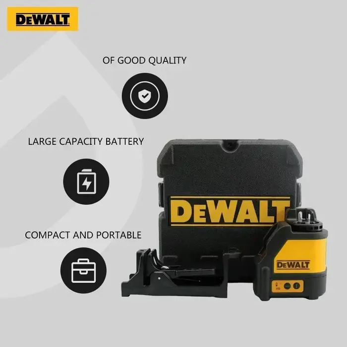Niveau laser DEWALT DW088CG avec étui