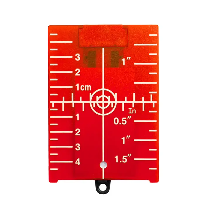 Plaque de cible laser 1-5 pièces pour niveau laser vert/rouge, plaque de cible à ligne rouge/verte,