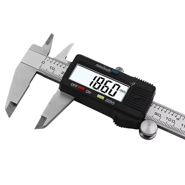 Outil de mesure pied à coulisse numérique en acier inoxydable 6 "150mm Messschieber Paquimetro Instrument