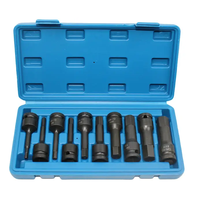 Jeu de douilles Torx 10 pièces