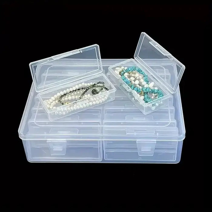Boîtes de rangement rectangulaires réglables 6/12 compartiments