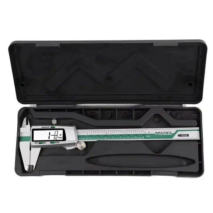 ET50 150mm Numérique Caliper En Acier Inoxydable Fraction/MM/Pouces 0.01mm Haute Précision pour Comp