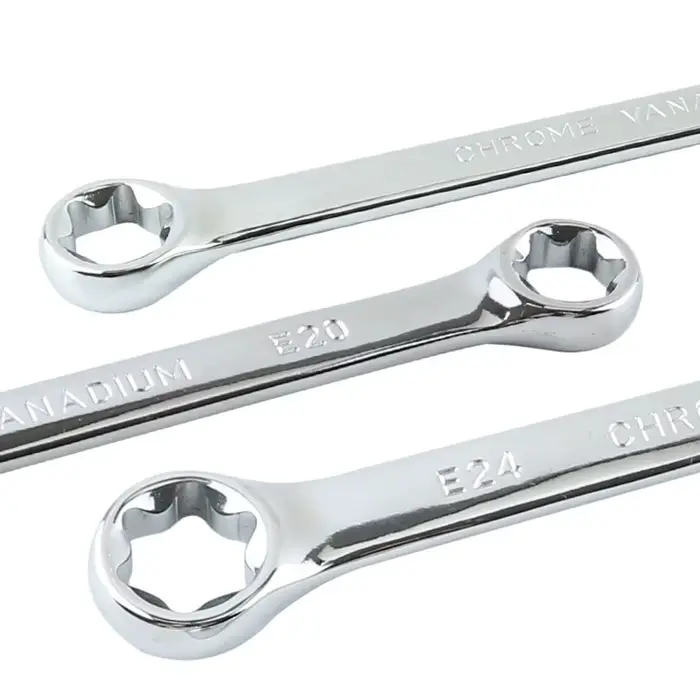 E-torx clé à boîte E6 E8 E10 E12 E14 E18 E20 E24 Torx ensemble clé à anneau outils clé étoile
