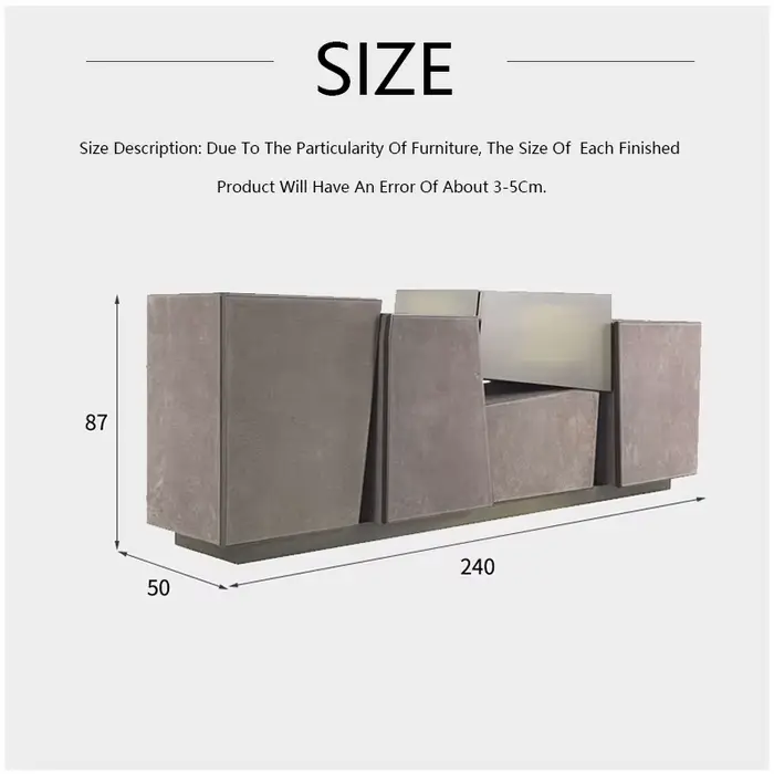 Armoire de Rangement au Design Géométrique Irrégulier