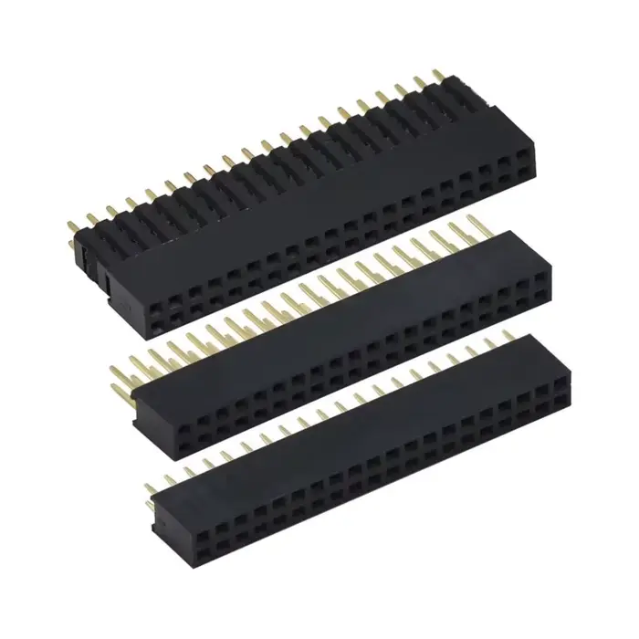 1 pièces 2*20 trois couches pas surélevé 2.54mm GPIO siège femelle à rangée surélevée adapté pour Raspberry PI 3B 3B + 4B