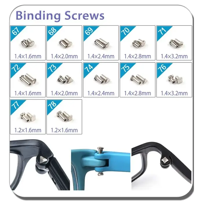 Kit d'outils de réparation de lunettes de soleil