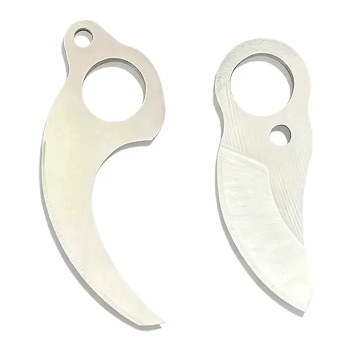 Jeu de lames pour sécateur - 2,5/2,8/3,0/4,0 mm en acier à haute teneur en carbone, supérieures et i