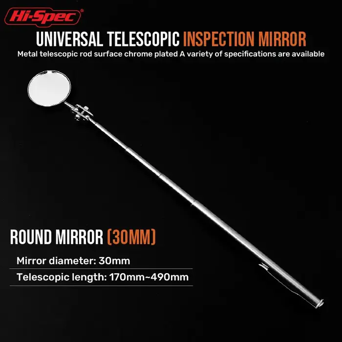 Miroir rotatif d'inspection extensible
