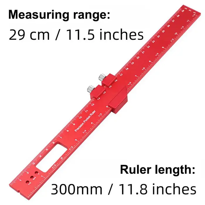 Règle de poche de Type T de précision