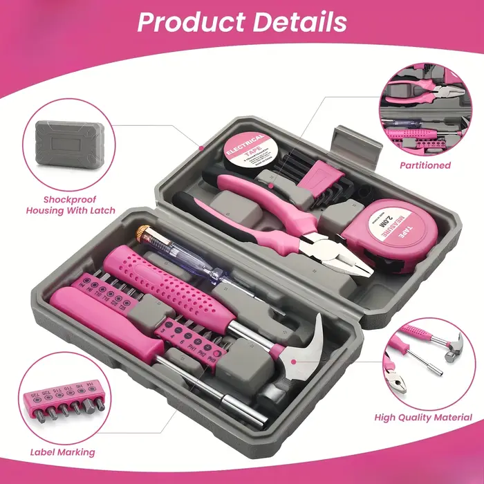 1 ensemble de kits d'outils ménagers (chaque
