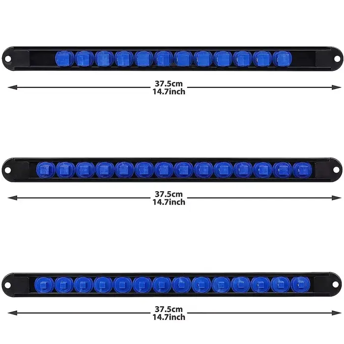 Organisateur de douilles ABS 360 ° Pivotant 1/4 pouces 3/8