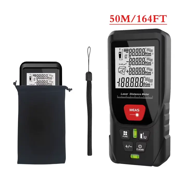 Télémètre Laser 50M/100M/120M/150M/200M, ruban à mesurer numérique, télémètre de précision avec Dist