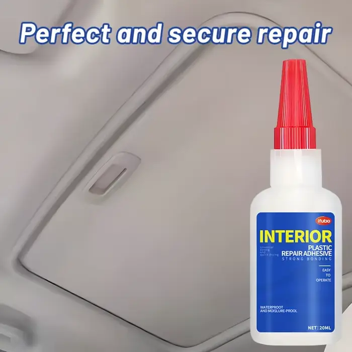 Colle professionnelle pour réparation de toit de voiture : adhésif fort imperméable à séchage rapide pour métal/plastique/caoutchouc et motos