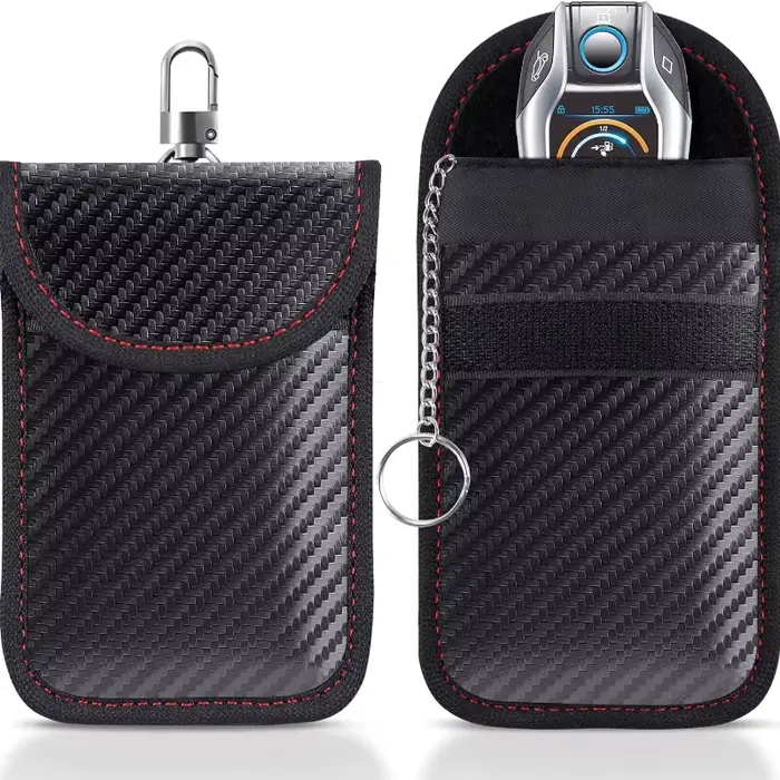 Faraday – sac pour clés de voiture, pochette de blocage de Signal, entrée sans clé, sac de blocage R
