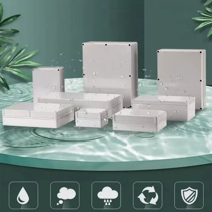 Nouvelle boîte de boîtier étanche de haute qualité ABS multistyles