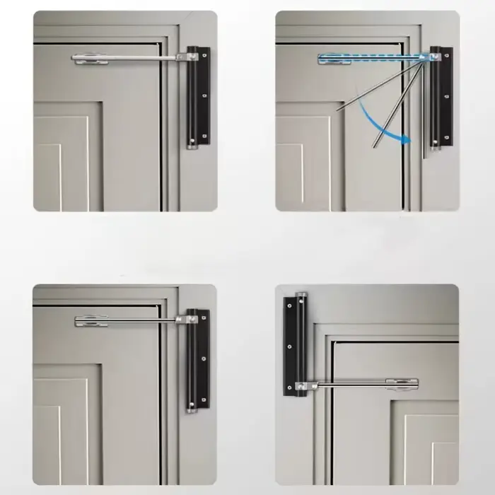 Ferme-porte automatique en acier inoxydable