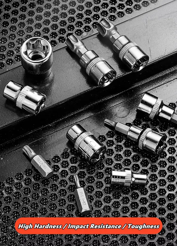 34 pièces douilles Torx