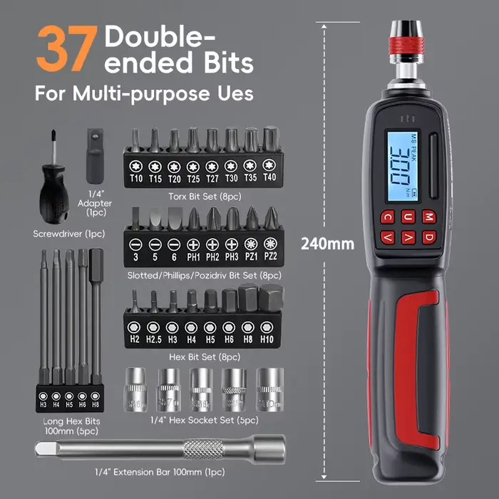 Kit de tournevis dynamométrique numérique MoveCrab 0