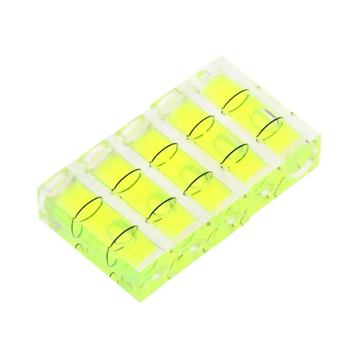 5 Pieces Mini Bubble Spirit Level 10x29mm Picture Hanging Small Square Levels Bubble Home Decoration
