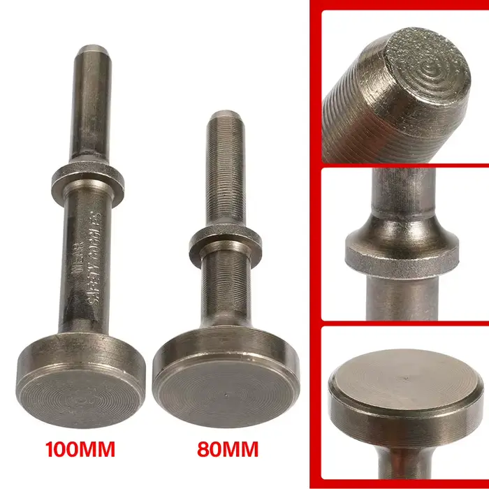 1 pièce Mèche de marteau pneumatique universelle en acier de 80 mm et 100 mm