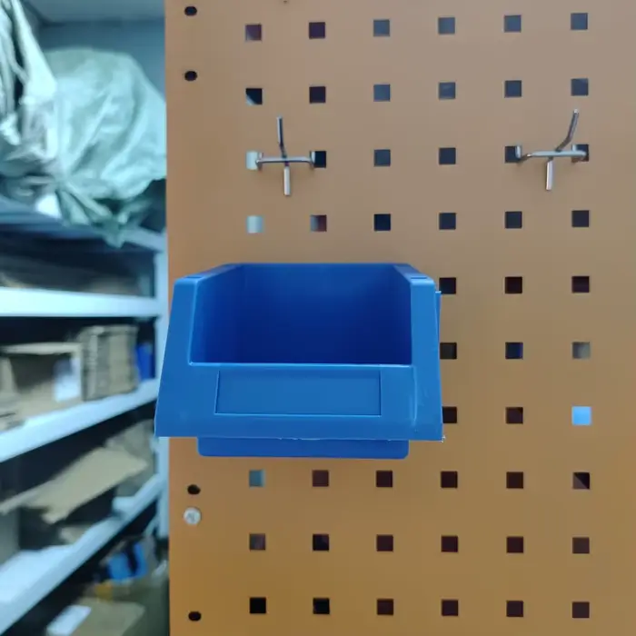 Bacs de rangement empilables pour matériel | Étagère murale robuste - Organisateur pour garage