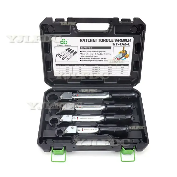 Clé dynamométrique à cliquet Super Star ST-02L pour voiture, ensemble d'outils de haute précision, c