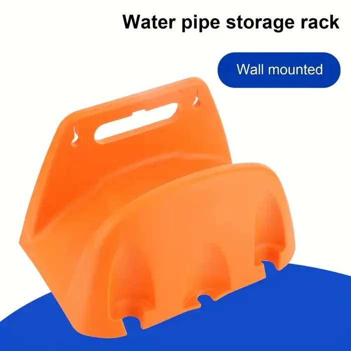 Un support de tuyau d'arrosage mural en plastique robuste pour stocker l'arrosage et l'irrigation du jardin extérieur