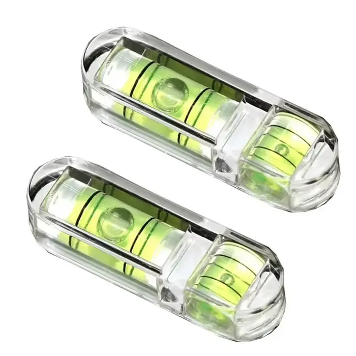 Lot de 2 niveaux à bulle portables de haute précision, inclinables et orientables, pour la construct