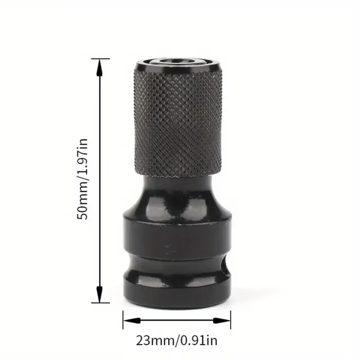 Adaptateur de clé à chocs pour perceuse 1/2 vers 1/4