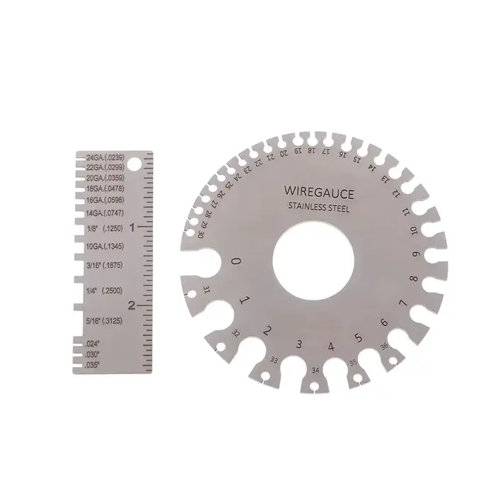 Jauge de fil ronde AWG SWG 0-36