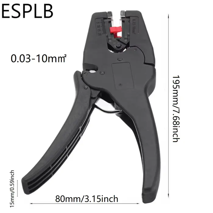 ESPLB 0.03-10mm dénudeur de fil isolation à nez plat pince à dénuder électrique pour outils à main a