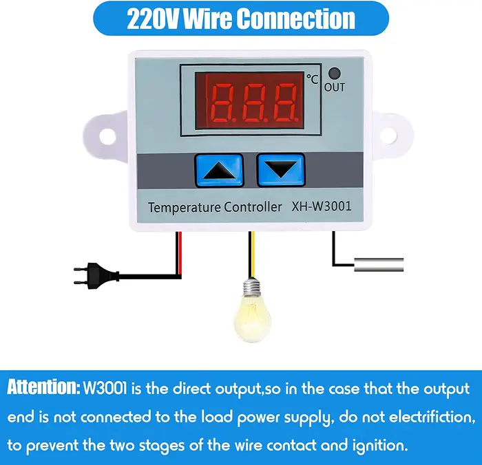 XH-W3001/W3002 affichage numérique LED micro-ordinateur thermomètre température chaude et froide the
