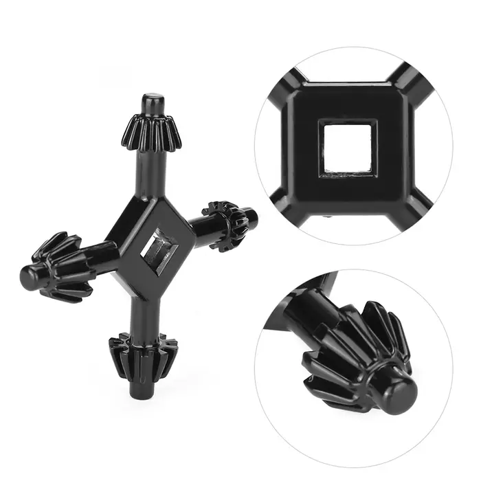 Clé de mandrin pour perceuses en acier multifonctionnelles