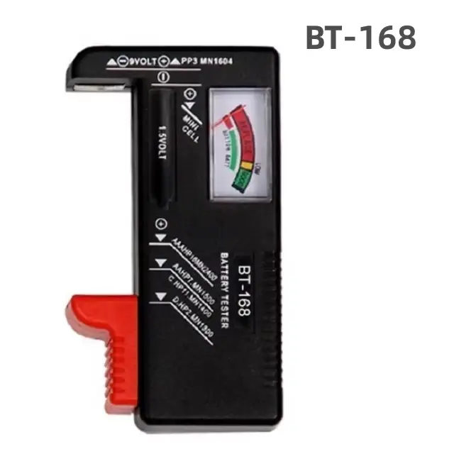 Testeur de batterie numérique avec écran LCD, pile bouton AA, AAA, 9V, 1.5V, vérification de la capa
