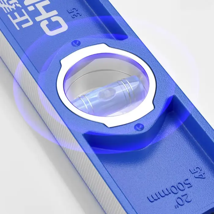 Niveau à bulle professionnel fort magnétique haute précision Anti-chute en alliage d'aluminium
