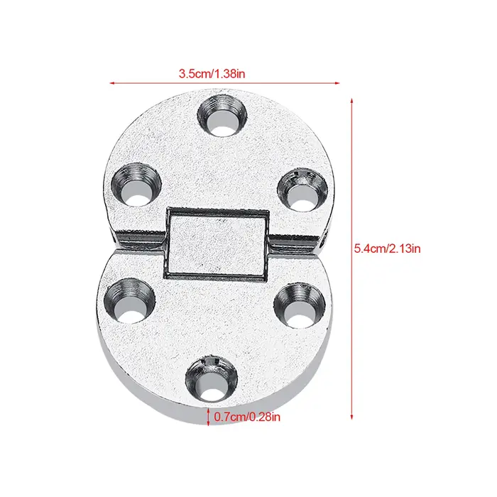 Charnières de table pliante auto-portantes en alliage de zinc