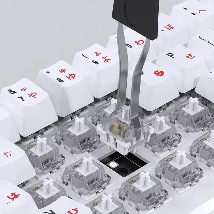 Extracteur de capuchons de touches de clavier mécanique polyvalent 2 en 1