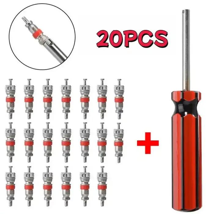 Outils de retrait de noyau de Valve de pneu de voiture, insertion avec outil de démontage pour voitu