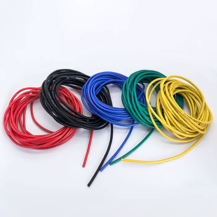 Fil électrique en Silicone 14/16/18/20/22/24/26/28/30 AWG