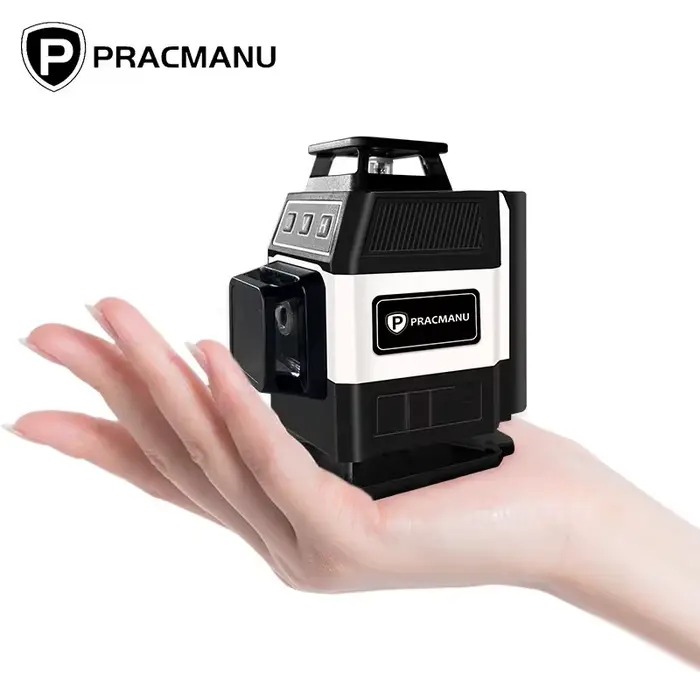 Pracmanu Mini niveau Laser 16 lignes 4D auto-nivelant 360