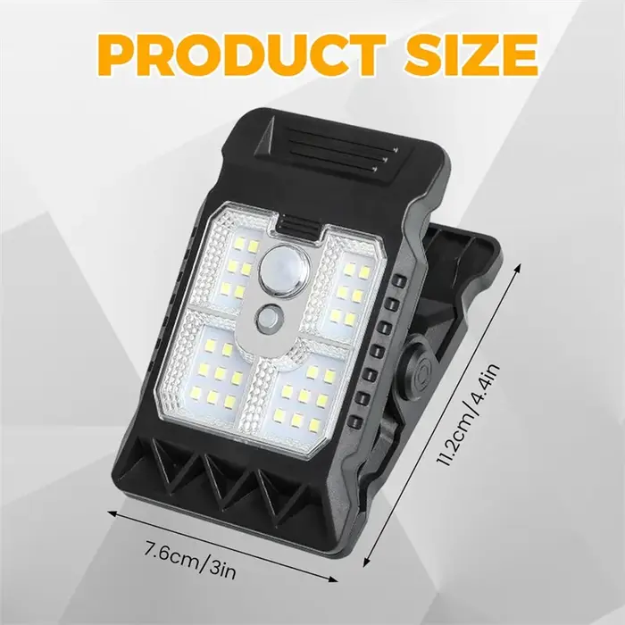 Lampes solaires à clipser pour l'extérieur