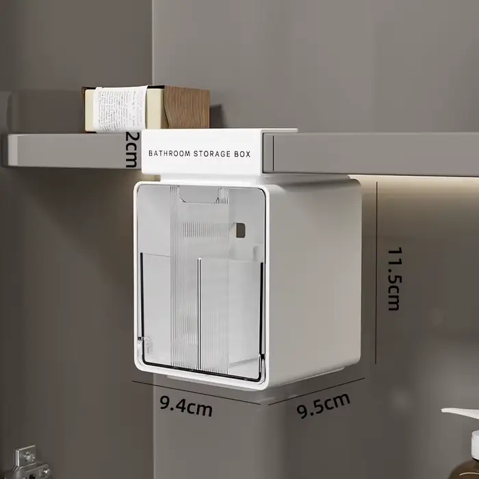 Boîte de rangement à suspendre/à accrocher. Armoire à miroir connectée
