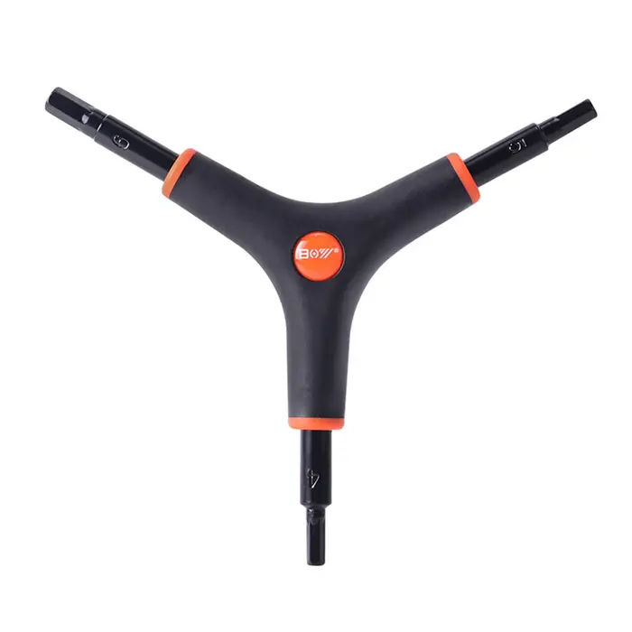 Clé à vélo 3-en-1, outil triangulaire 4 mm